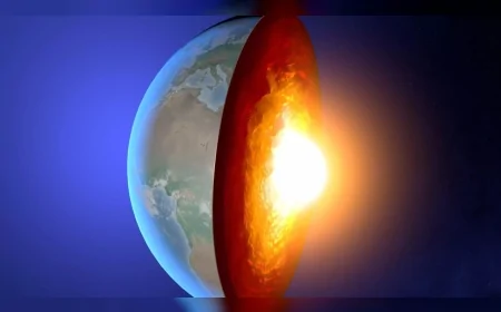 Dünya'nın Çekirdeği Güneş'in Yüzeyinden Daha Sıcak: Bilim İnsanları Sıcaklığı 6.000 Derece Olarak Ölçtü