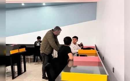 Pursaklar'da Millet Kıraathanelerinde Gece Ders Çalışan Gençlere Moral Ziyareti