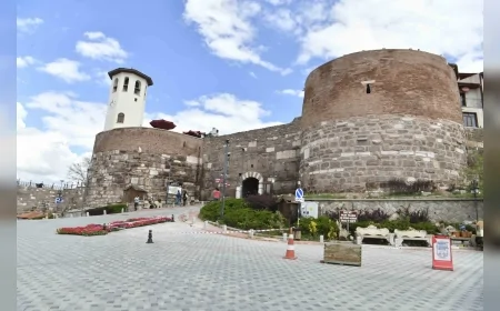 Ankara Kalesi'nde Tarihi Dönüşüm: Çatlak Surlar Güçlendirildi, Saat Kulesi Yenilendi