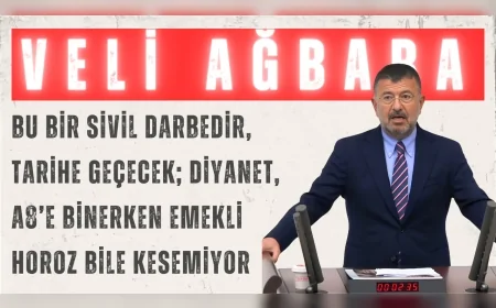 CHP’li Veli Ağbaba: “Bu bir sivil darbedir, tarihe geçecek; Diyanet, A8’e binerken emekli horoz bile kesemiyor”
