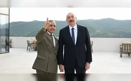 Azerbaycan ve Pakistan liderleri Laçin'de kritik görüşmede bir araya geldi