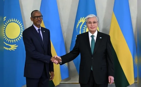 Kazakhstan ile Ruanda arasında yeni dönem: Cumhurbaşkanı Kagame ikinci kez resmen Astana'da