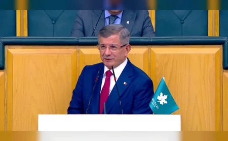Gelecek Partisi Genel Başkanı Ahmet Davutoğlu: 'PKK'nın terör devri sona ermek zorundadır, ortak bölge vizyonuna geçilmeli'