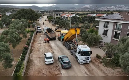 Muğla'da Bayram Öncesi Yol Seferberliği: Milas Menteş'te 13 Milyon TL'lik Yenileme Başladı