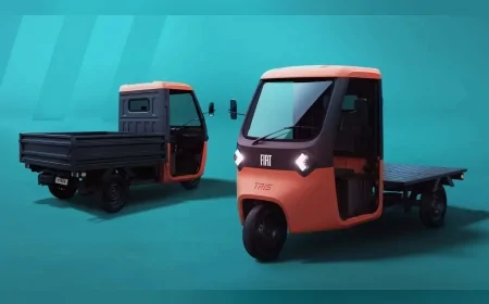 Fiat, Afrika ve Orta Doğu için üç tekerlekli mini elektrikli kamyonetini tanıttı