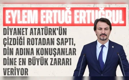 CHP’li Eylem Ertuğrul: “Diyanet Atatürk’ün çizdiği rotadan saptı, din adına konuşanlar dine en büyük zararı veriyor”