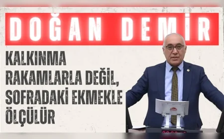 Gelecek Partili Doğan Demir: ‘Kalkınma rakamlarla değil, sofradaki ekmekle ölçülür’