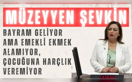 CHP Adana Milletvekili Dr. Müzeyyen Şevkin: 'Bayram geliyor ama emekli ekmek alamıyor, çocuğuna harçlık veremiyor'