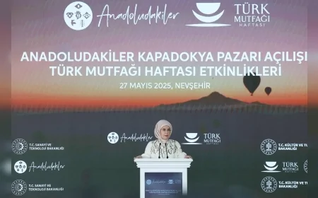 Emine Erdoğan Nevşehir’de yoğurt mayaladı: ‘Kültürümüzün taşıyıcısı yoğurdu koruyanları tebrik ediyorum’