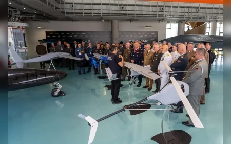 Genelkurmay Başkanı Gürak ve Balkan Ülkeleri Komutanları BAYKAR Teknoloji Merkezi'nde