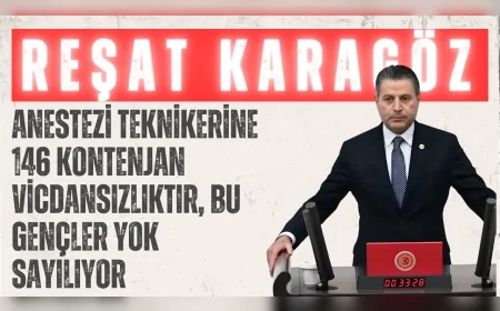 CHP Amasya Milletvekili Reşat Karagöz: 'Anestezi teknikerine 146 kontenjan vicdansızlıktır, bu gençler yok sayılıyor'