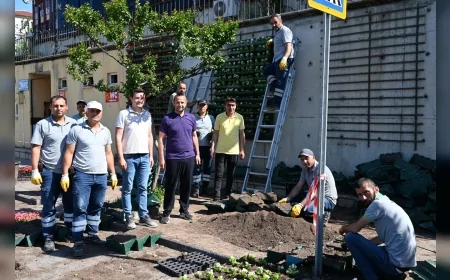 Ereğli sokak sokak çiçekleniyor: Yazın gelişiyle peyzaj çalışmaları hız kazandı