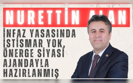 AK Partili Nurettin Alan: ‘İnfaz yasasında istismar yok, önerge siyasi ajandayla hazırlanmış’