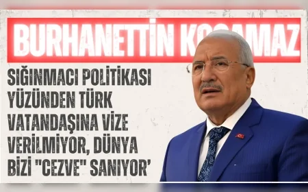 İYİ Partili Burhanettin Kocamaz: ‘Sığınmacı politikası yüzünden Türk vatandaşına vize verilmiyor, dünya bizi "cezve" sanıyor’