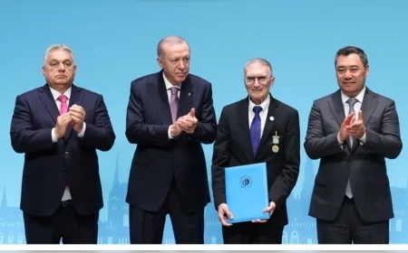 Aziz Sancar’a Türk Dünyasının Kalbinden Gelen Onur: Ali Şir Nevai Ödülü Verildi