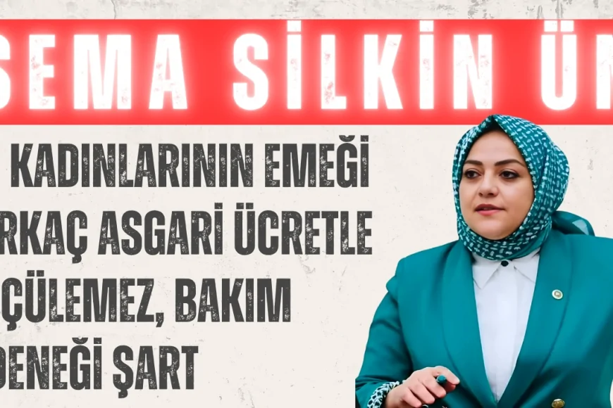 Sema Silkin Ün: ‘Ev kadınlarının emeği birkaç asgari ücretle ölçülemez, bakım ödeneği şart’
