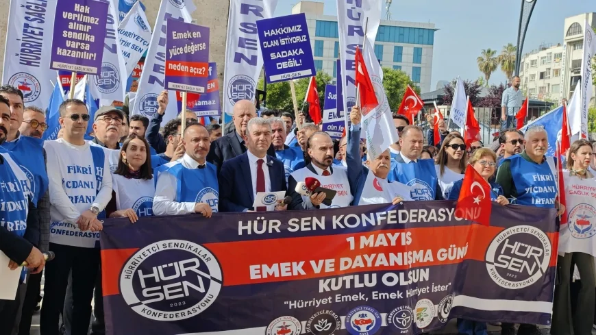 HÜRSEN GENEL BAŞKANI LEVENT KURUOĞLU: '1 MAYIS'I YOKSULLUĞUN GÖLGESİNDE KARŞILIYORUZ'