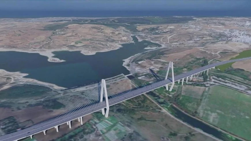 Kanal İstanbul’un kalbinde yükseliyor: Sazlıdere Köprüsü’nde kuleler 196 metreye ulaşıyor