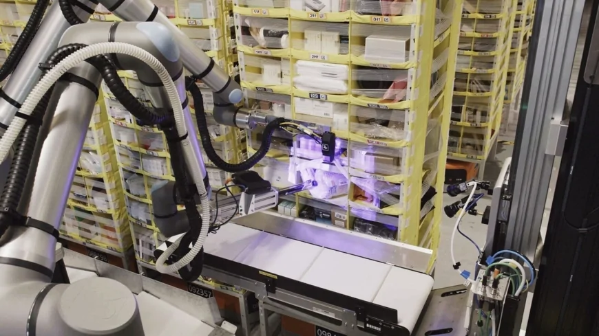 Amazon'un yeni robotu Vulcan, insan gibi dokunarak öğreniyor: Depolarda devrim yaratabilir