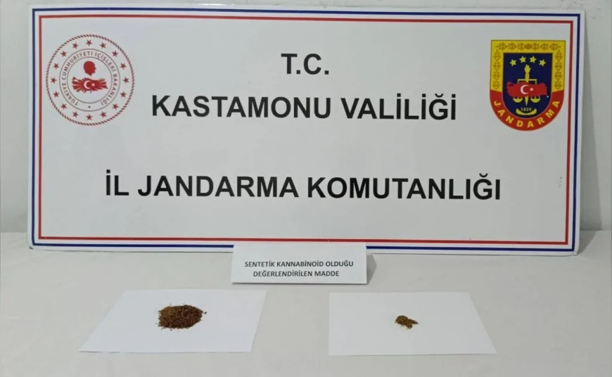 Kastamonu’da Uyuşturucu Operasyonu: Üzerinde Kannabinoid Bulunan Şüpheli Tutuklandı