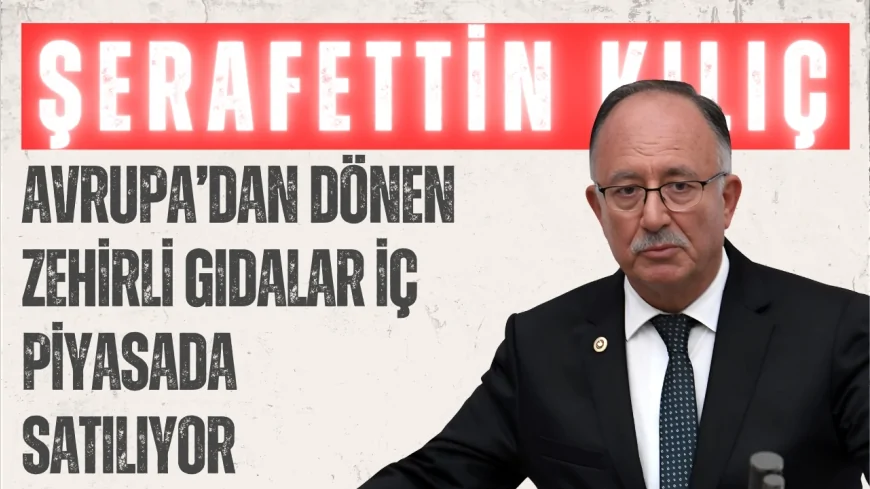 Saadet Partili Kılıç: 'Avrupa’dan dönen zehirli gıdalar iç piyasada satılıyor'
