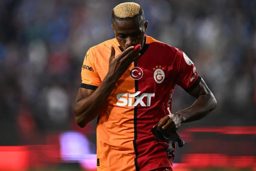 Osimhen Galatasaray tarihine geçti: 'Sezon sonunda çok büyük bir karar alacağım'