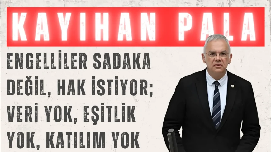 Kayihan Pala: ‘Engelliler sadaka değil, hak istiyor; veri yok, eşitlik yok, katılım yok’