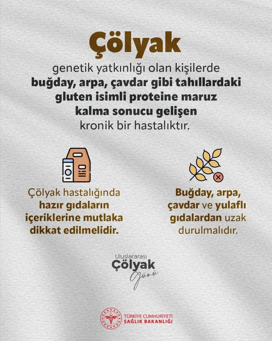 Çölyak Günü’nde Farkındalık Çağrısı: ‘Geçmeyen Şikâyetlerde Mutlaka Düşünülmeli’