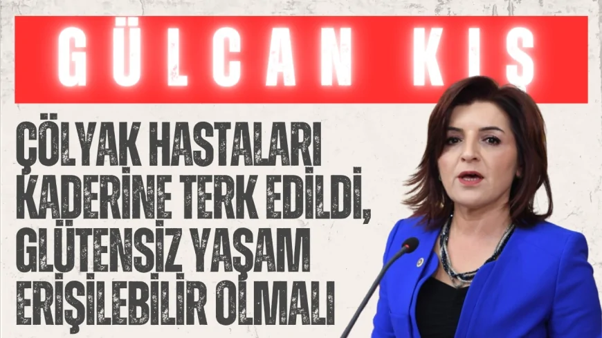CHP’li Gülcan Kış: ‘Çölyak hastaları kaderine terk edildi, glütensiz yaşam erişilebilir olmalı’