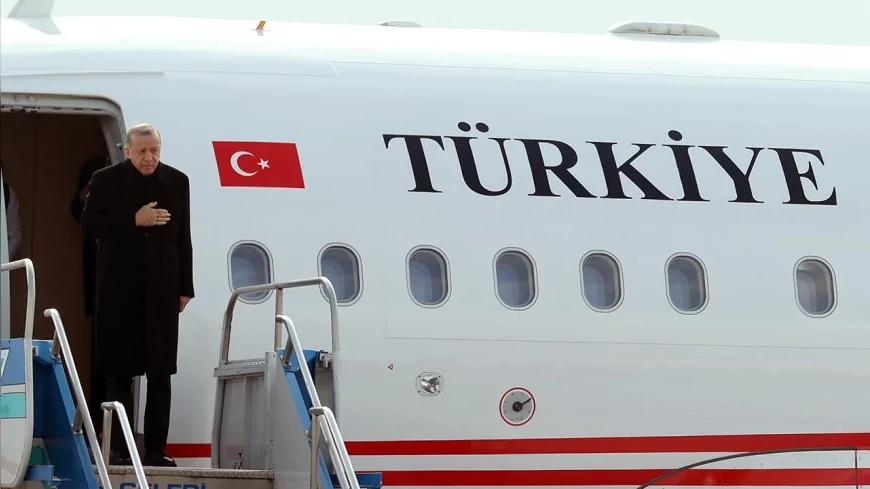 Cumhurbaşkanı Erdoğan, Türk Devletleri Zirvesi için Budapeşte yolunda