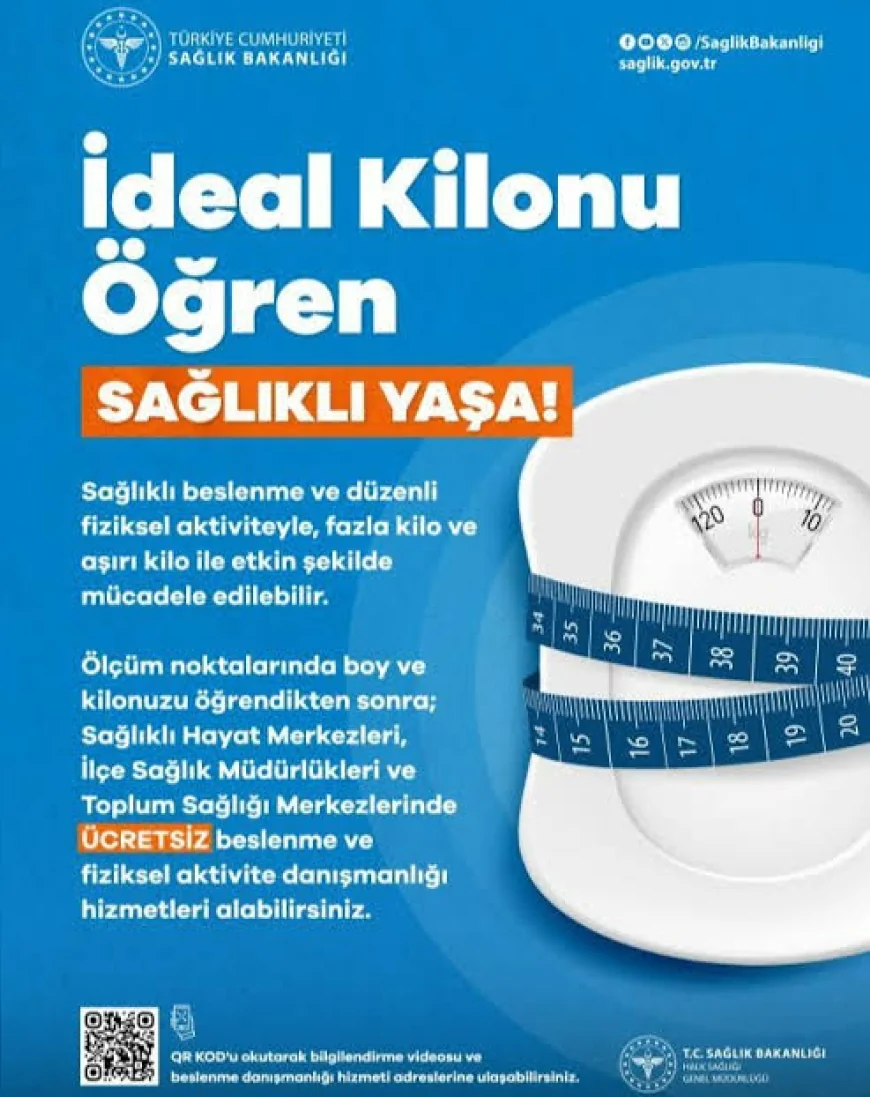 İlk Haftasında Yarım Milyonu Aştı: ‘İdeal Kilonu Öğren Sağlıklı Yaşa’ Kampanyası Türkiye Genelinde Yoğun İlgi Gördü