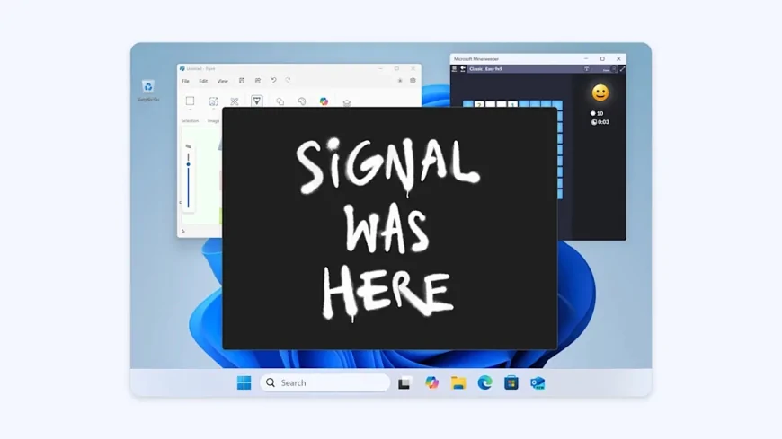 Signal, Microsoft'un Recall özelliğine karşı Windows'ta ekran görüntüsü alımını yasakladı