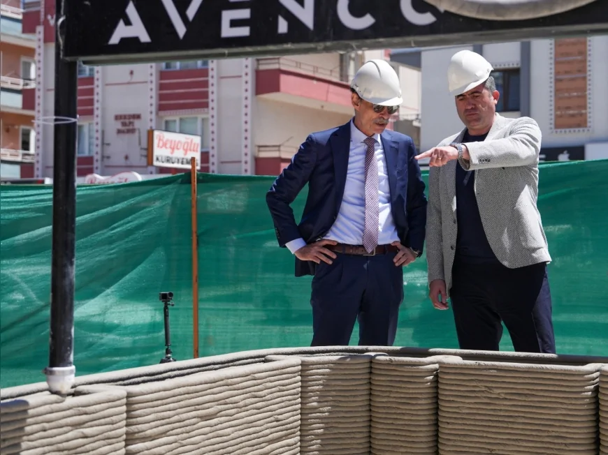 Ankara’da Bir İlk: 3D Beton Yazıcıyla İnşa Edilen Emekli Çay Lokali Hizmete Açıldı