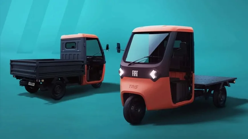 Fiat, Afrika ve Orta Doğu için üç tekerlekli mini elektrikli kamyonetini tanıttı