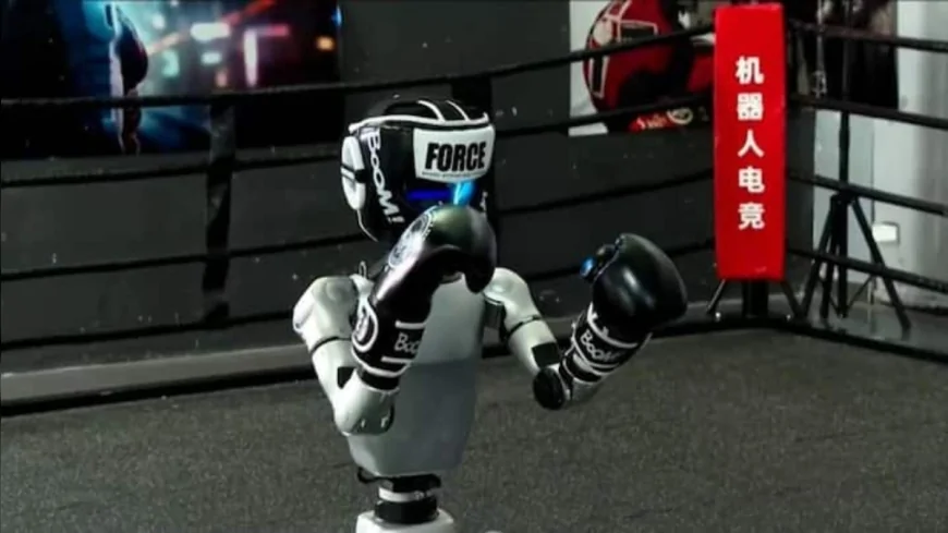 Çin'de tarih yazıldı: Robotlar ringe çıktı, ilk boks şampiyonu belli oldu