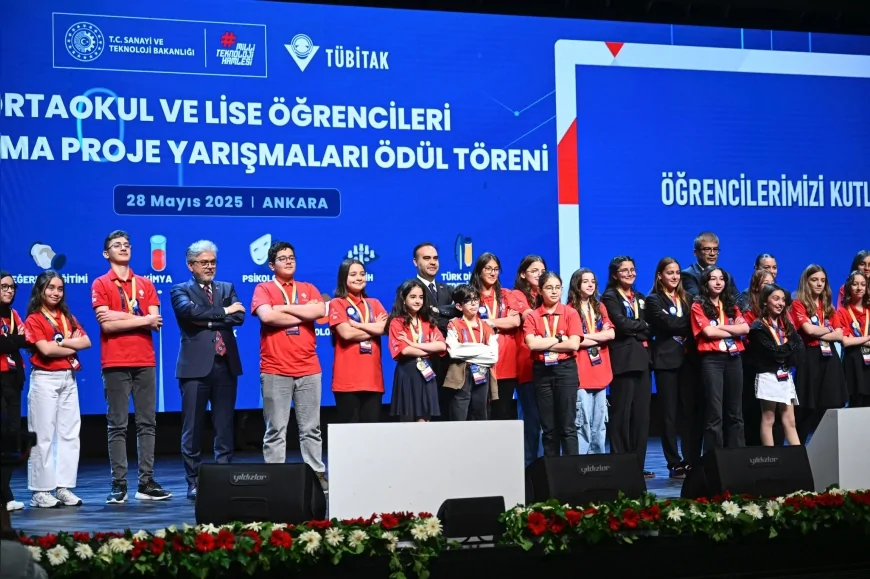 TÜBİTAK’ın Öğrenci Proje Yarışmalarında Binlerce Başvuru, Yüzlerce Ödül: ‘Genç STAR’lar Ödüllerini Aldı