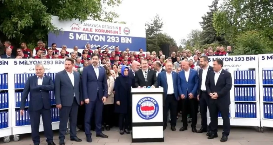 Ali Yalçın: ‘Anayasa Değişsin, Aile Korunsun’ Kampanyası İçin 5,3 Milyon İmza TBMM’ye Teslim Edildi
