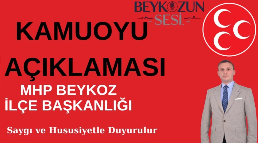 MHP'li Çömlekçi'den CHP Beykoz İlçe Başkanı Taştan’a sert çıkış: 'Beykozlular muhatap bulamıyor'