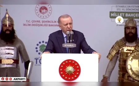 Cumhurbaşkanı Erdoğan İstanbul'un Fethinin 572. Yılında 4 Yeni Millet Bahçesinin Açılışını Gerçekleştirdi