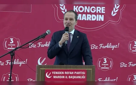 Fatih Erbakan Mardin’de Konuştu: ‘Ekonomide Açılım Yapmayan İktidar Gider, Milli Görüş Gelir’