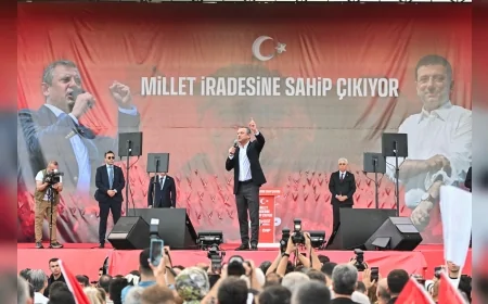 Özgür Özel’den Antalya Mitinginde Güçlü Mesaj: ‘Sandığı getir, adayımı bırak!’