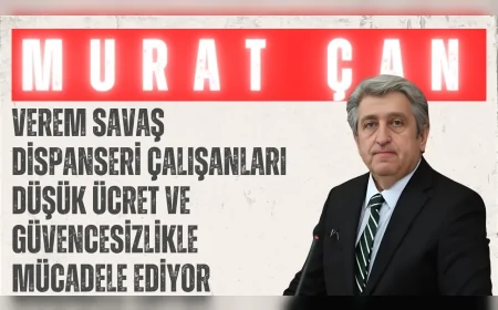CHP Samsun Milletvekili Dr. Murat Çan: 'Verem savaş dispanseri çalışanları düşük ücret ve güvencesizlikle mücadele ediyor'
