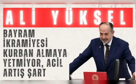 Yeniden Refah Partisi Konya Milletvekili Ali Yüksel: 'Bayram ikramiyesi kurban almaya yetmiyor, acil artış şart'