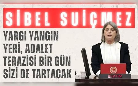 CHP’li Sibel Suiçmez: “Yargı yangın yeri, adalet terazisi bir gün sizi de tartacak”
