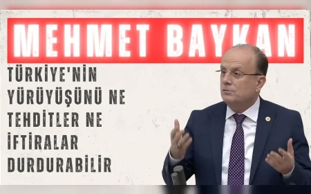 AK Parti Konya Milletvekili Mehmet Baykan: 'Türkiye'nin yürüyüşünü ne tehditler ne iftiralar durdurabilir'