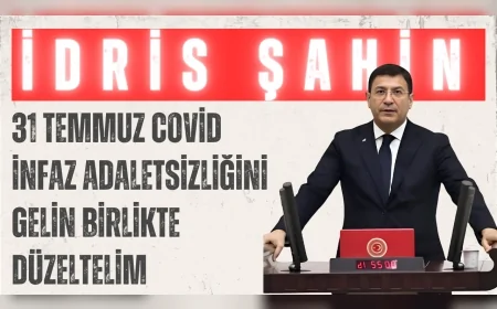 DEVA’lı Şahin’den sabaha karşı çağrı: ‘31 Temmuz Covid infaz adaletsizliğini gelin birlikte düzeltelim’