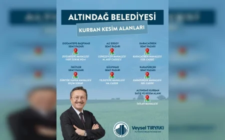 Altındağ’da Kurban Kesimi Sadece Bu 7 Noktada Yapılabilecek