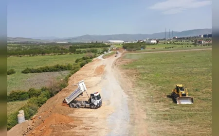 Malatya’da Trafiği Rahatlatacak 11 Kilometrelik Yeni Yol Hattında Çalışmalar Hızlandı