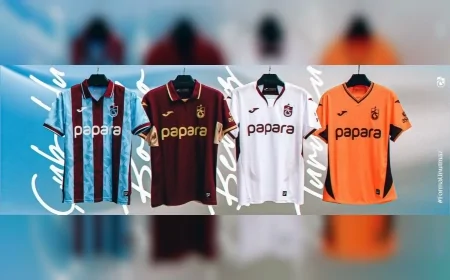 Trabzonspor'un 2025-26 sezonu formaları dünyada bir ilke imza atıyor