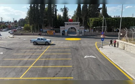 Tarsus Şehir Mezarlığı Otoparkı Yenilendi, Kapasite Yüzde 80 Artırıldı